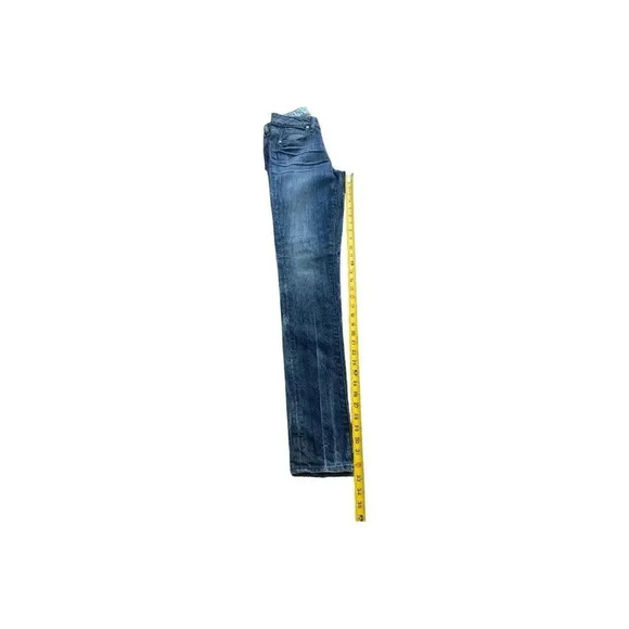 Paige Rising Glen Straight Leg Jeans Women’s Size 25 Blue Wash - Picture 5 of 13